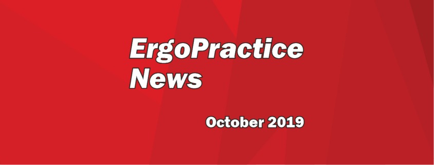 Ergo Practice News logo October 2019