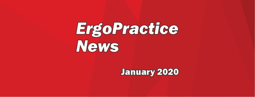 Ergo Practice News logo January 2020