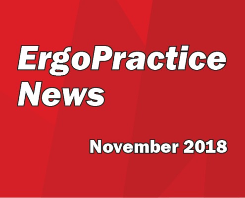 Ergo Practice News logo November 2018