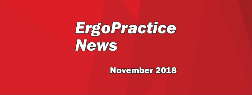 Ergo Practice News logo November 2018