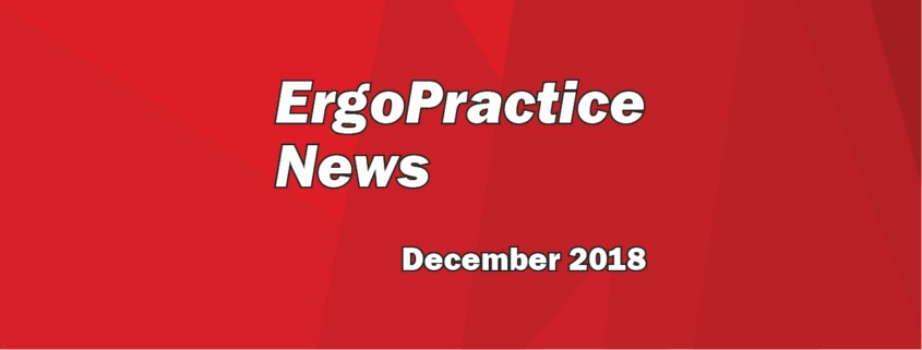 Ergo Practice News logo December 2018