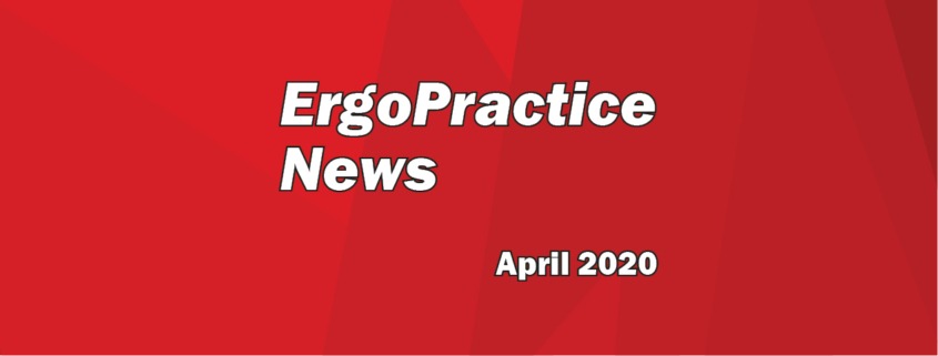 Ergo Practice News logo April 2020