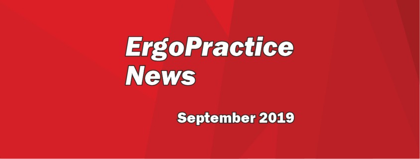 Ergo Practice News logo September 2019